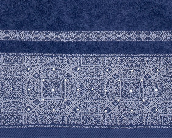 Ręcznik 50x90 ciemny niebieski Sofia