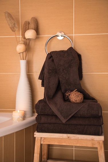 Ręcznik SPA 90x180 brązowy