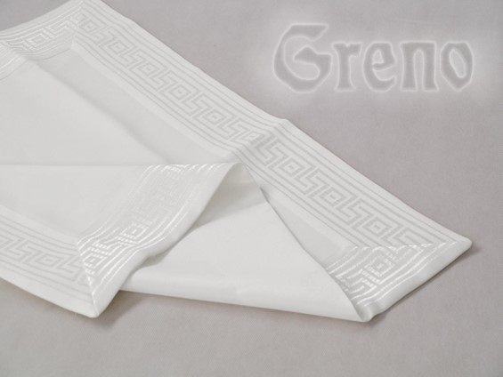 Obrus 50x100 biały GREEK Teflonowany Greno