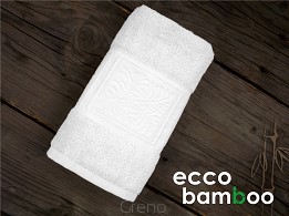 Ręcznik 70x140 biały Ecco Bamboo Greno