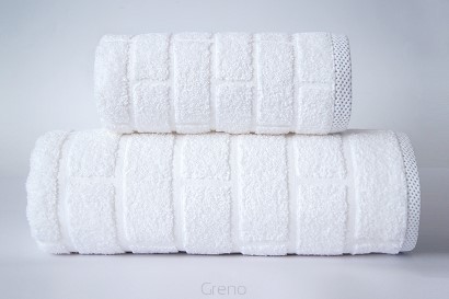 Ręcznik 70x140 biały Brick Greno