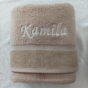 Ręcznik z haftem imiennym Kamila
