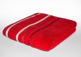 Ręcznik Dual 70x140 czerwony