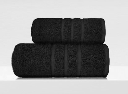 Ręcznik 50x90 czarny B2B Frotex