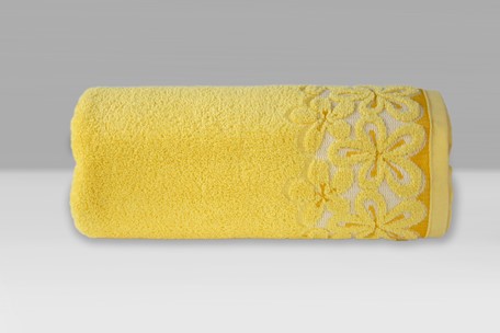 Ręcznik 70x140 żółty Bella Greno