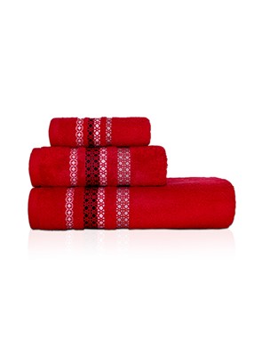 Ręcznik 30x50 czerwony Cloe 480g